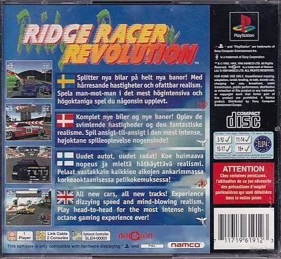 Ridge Racer Revolution - PS1 (B Grade) (Genbrug)